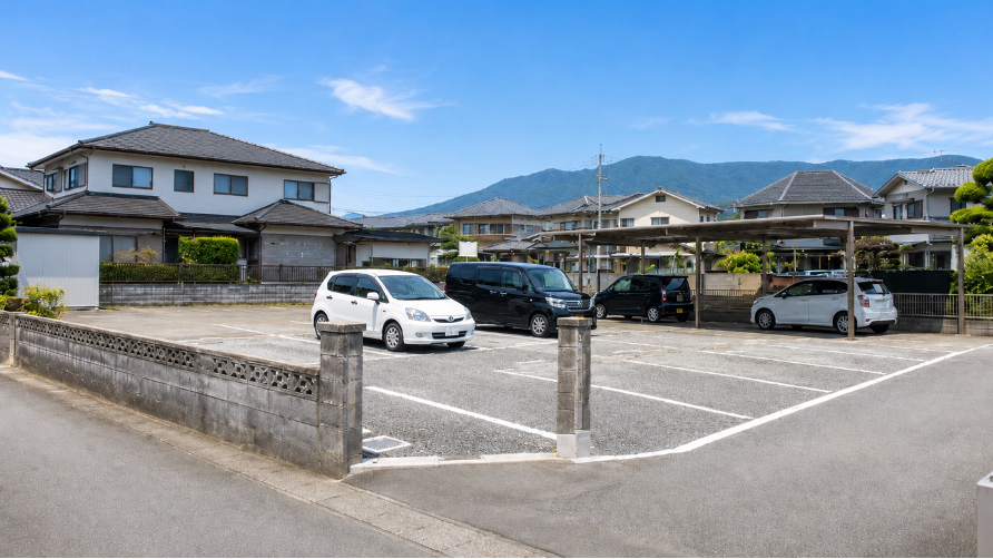 空き家と駐車場化のイメージ